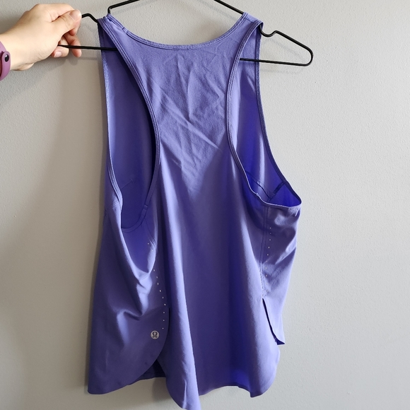 Lululemon lightweight running tank top, purple - Picture 5 of 6